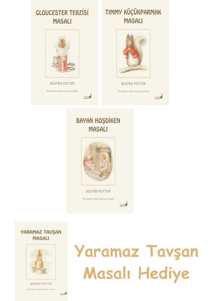 + Beatrix Potter 17 - Timmy Küçükparmak Masalı + Beatrix Potter 6 - Bayan Hoşdiken Masalı