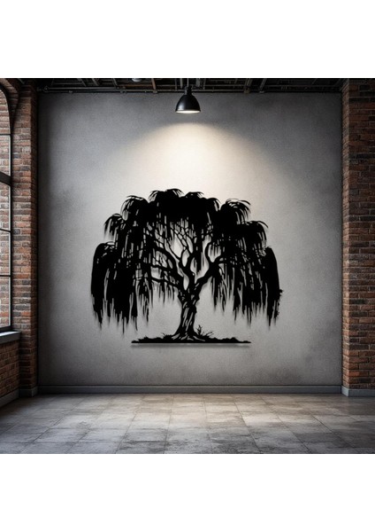 Metal Ağaç Duvar Dekoru – Modern Metal Tablo Ev Ofis Salon Duvar Süsü Dekoratif Tasarım