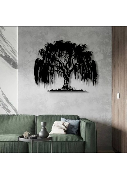 Metal Ağaç Duvar Dekoru – Modern Metal Tablo Ev Ofis Salon Duvar Süsü Dekoratif Tasarım