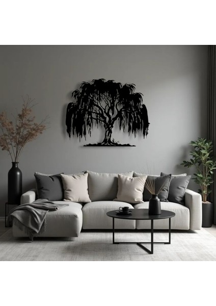 Metal Ağaç Duvar Dekoru – Modern Metal Tablo Ev Ofis Salon Duvar Süsü Dekoratif Tasarım