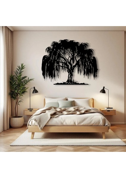 Metal Ağaç Duvar Dekoru – Modern Metal Tablo Ev Ofis Salon Duvar Süsü Dekoratif Tasarım