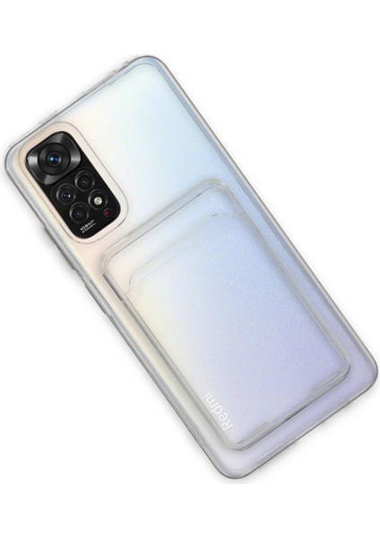Xiaomi Redmi Note 11 Kılıf Kart Şeffaf Silikon - Şeffaf modelleri