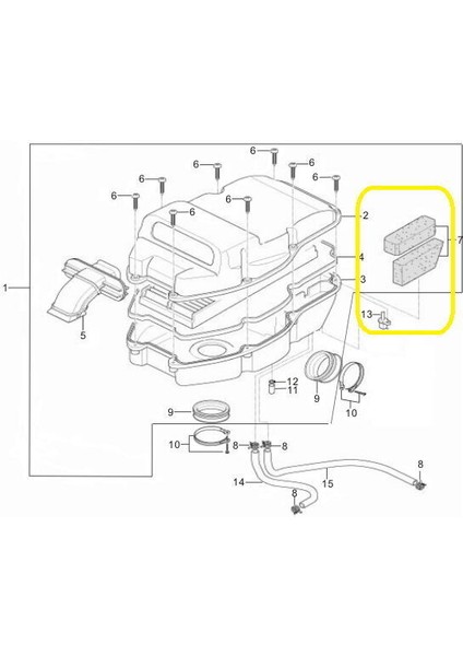 GV650 Hava Filtresi Içi Orijinal fiyatları