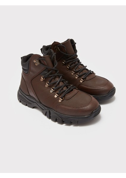 Yeni Sezon Bağcıklı Kalın Taban Erkek Trekking Bot