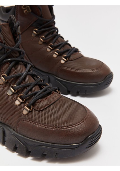 Yeni Sezon Bağcıklı Kalın Taban Erkek Trekking Bot modelleri