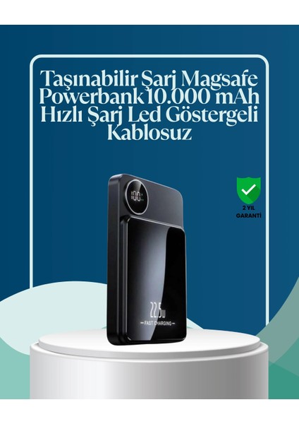 5000MAH / 10000MAH Kapasiteli Manyetik Usb-C ve Kablosuz Powerbank