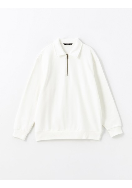 Yeni Sezon Polo Yaka Uzun Kollu Erkek Kalın Sweatshirt indirimleri