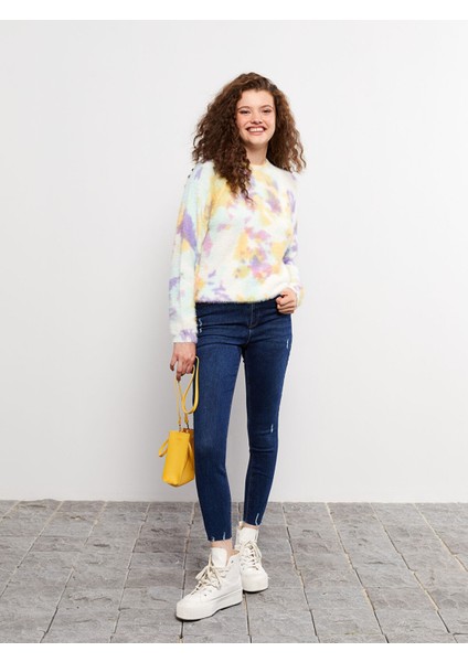 Yeni Sezon Yüksek Bel Jüpiter Süper Skinny Fit Kadın Jean Pantolon