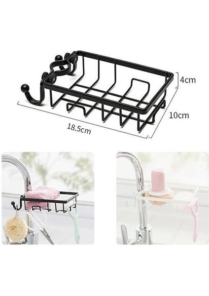 Paslanmaz Çelik Mutfak Banyo Musluğuna Sabitlenebilir Sabunluk modelleri