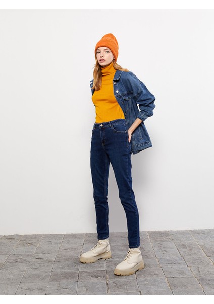 Yeni Sezon Yüksek Bel Mercury Skinny Fit Kadın Jean Pantolon