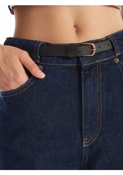 Yeni Sezon Beli Kemerli Wideleg Kadın Jean Pantolon fırsatları