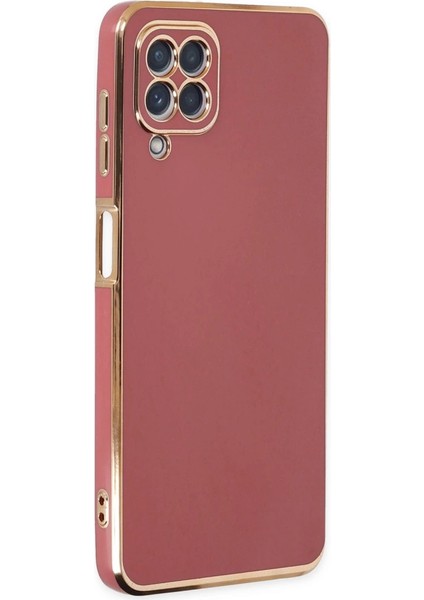 Samsung Galaxy A22 Kılıf Volet Silikon - Kırmızı