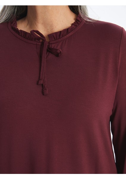 Yeni Sezon Bağlamalı Yaka Kadın Bluz modelleri