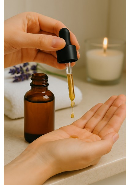 5’li 50 ml Amber Cam Serum Şişesi + Siyah Metal Kapaklı Siyah Uçlu Damlalık indirimleri