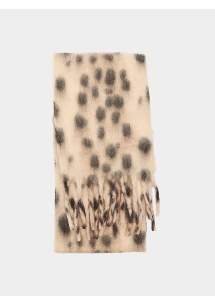 Püsküllü Baskılı Şal