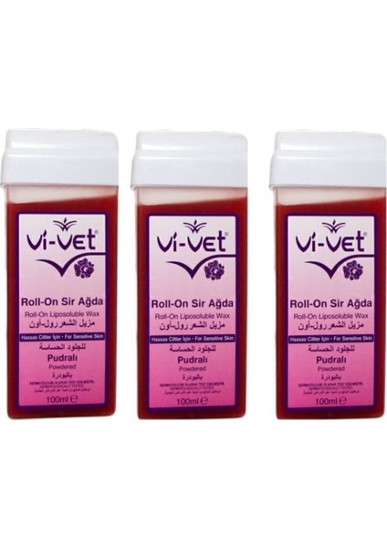Kartuş Roll-On Pudralı Sir Ağda 100 ml X3 Adet P