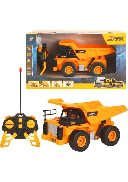 Pasifik Kumandalı Damperli Kamyon Z6811A 5ch F/f R/c 40MHZ USB 1:24 Işıklı 3+