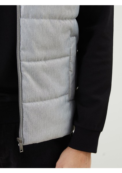 Yeni Sezon Standart Kalıp Dik Yaka Erkek Şişme Yelek modelleri