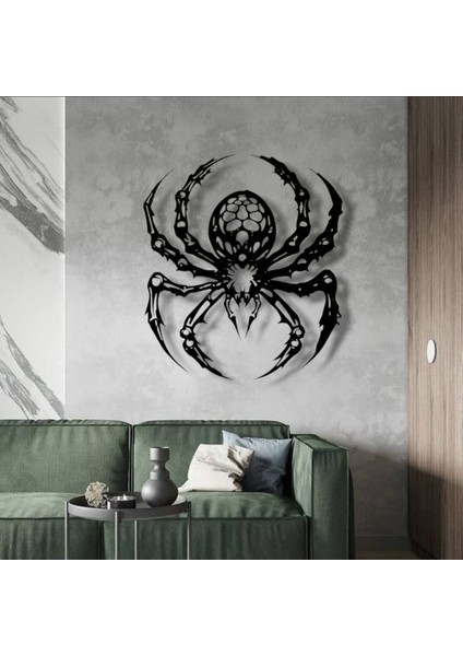 Örümcek Figürlü Metal Duvar Dekoru – Güç ve Gizemin Sembolü fırsatları