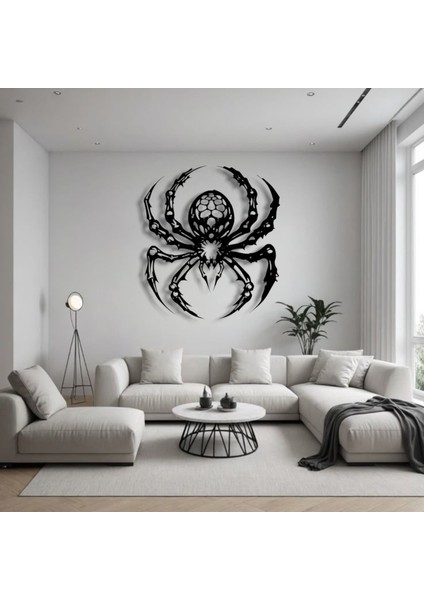 Örümcek Figürlü Metal Duvar Dekoru – Güç ve Gizemin Sembolü