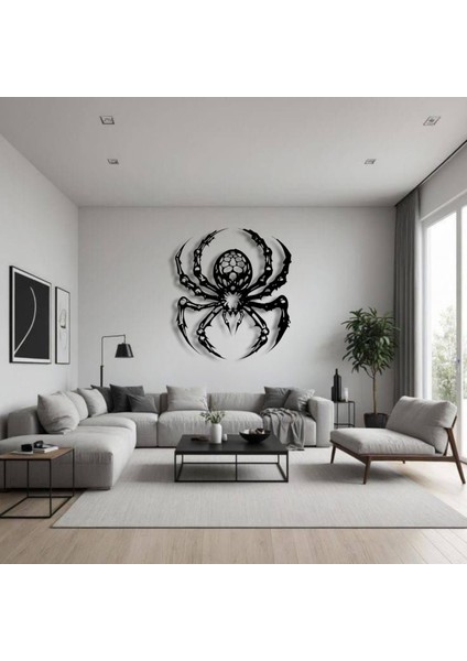 Örümcek Figürlü Metal Duvar Dekoru – Güç ve Gizemin Sembolü