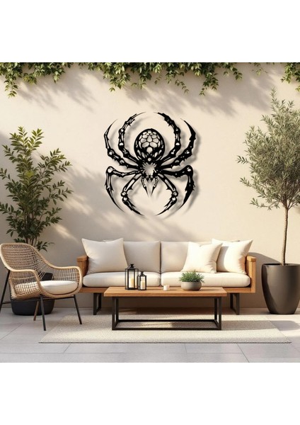 Örümcek Figürlü Metal Duvar Dekoru – Güç ve Gizemin Sembolü