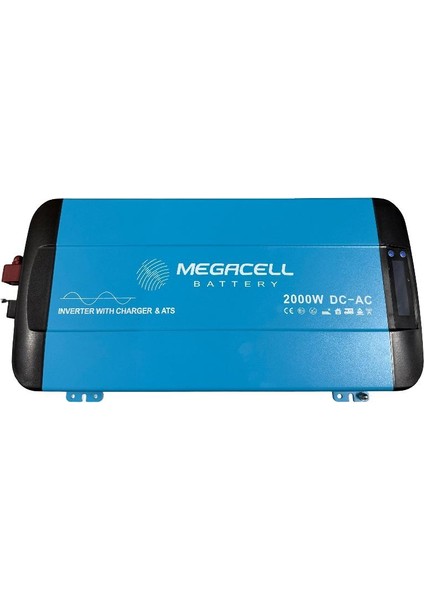 12V 2000 Watt Tam Sinüs Inverter /şebeke Şarjlı
