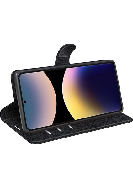 Xiaomi Redmi Note 14 Pro 4g Için Kılıf Deri Görünüm Kapaklı Kartlıklı Stand Kamera Koruyuculu Kapak modelleri