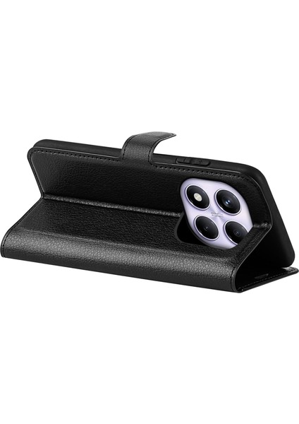 Xiaomi Redmi Note 14 Pro 4g Için Kılıf Deri Görünüm Kapaklı Kartlıklı Stand Kamera Koruyuculu Kapak fırsatları