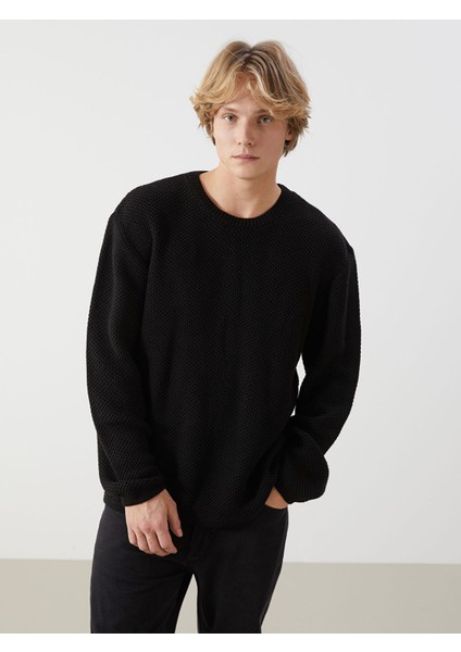 Yeni Sezon Bisiklet Yaka Erkek Triko Kazak