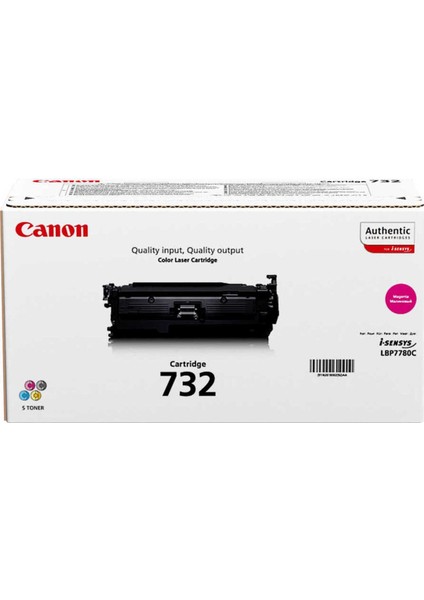 - CRG732 Kırmızı Toner
