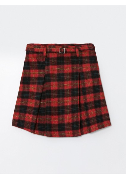 Yeni Sezon Kız Çocuk Ekose Etek