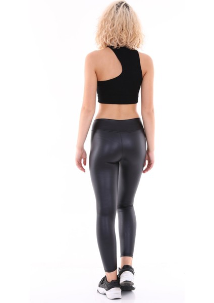 Siyah Ince Deri Tayt Kalın Kemerli indirimleri