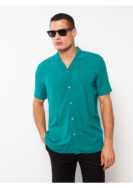 Yeni Sezon Regular Fit Kısa Kollu Poplin Erkek Gömlek fiyatları