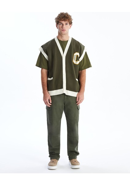 Yeni Sezon Rahat Kalıp V Yaka Erkek Triko Yelek fiyatları