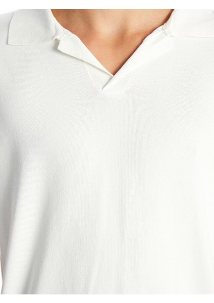 Yeni Sezon Polo Yaka Kısa Kollu Erkek Triko Kazak modelleri