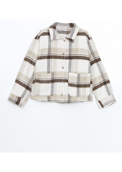 Yeni Sezon Ekose Kız Çocuk Gömlek Ceket