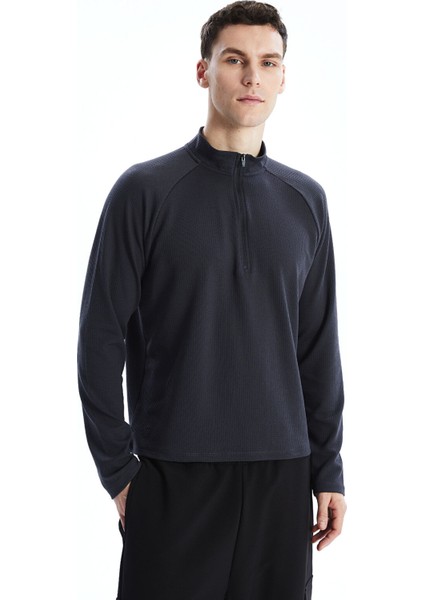 Yeni Sezon Dik Yaka Erkek Sweatshirt