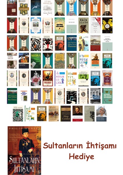 62 Kitaplık Tarih Seti + Sultanların Ihtişamı