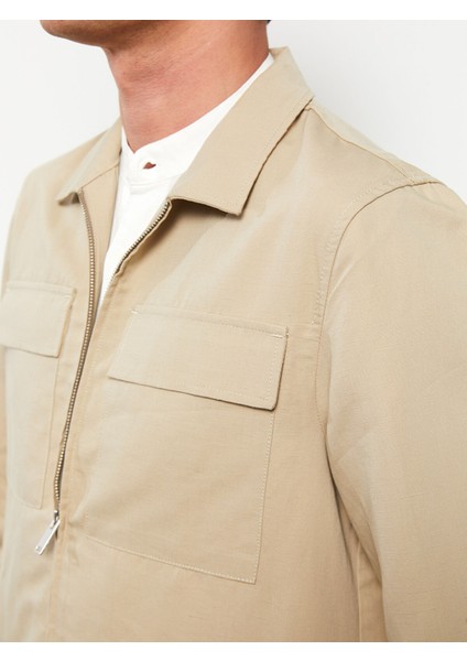 Yeni Sezon Standart Kalıp Gömlek Yaka Erkek Ceket fırsatları