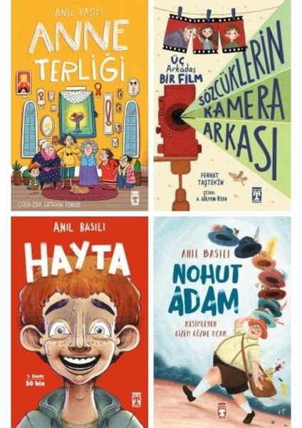 4'lü Kitap Seti - Anne Terliği, Sözcüklerin Kamera Arkası, Hayta, Nohut Adam