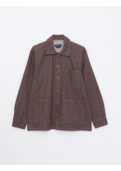 Yeni Sezon Rahat Kalıp Uzun Kollu Gabardin Erkek Gömlek Ceket indirimleri