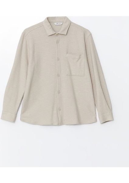 Yeni Sezon Regular Fit Uzun Kollu Erkek Gömlek Ceket indirimleri