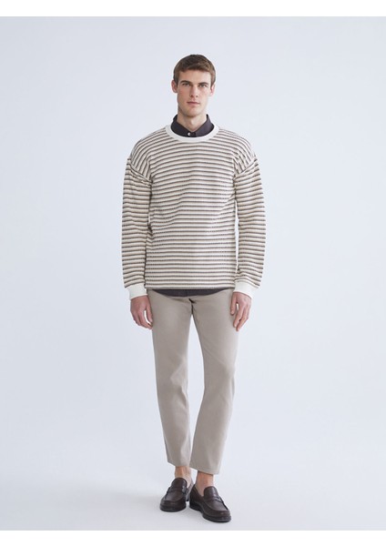 Yeni Sezon Bisiklet Yaka Çizgili Erkek Triko Kazak fiyatları