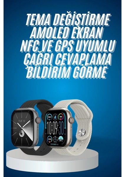 Akıllı Kol Saat Amoled Ekran Android ve Ios Uyumlu Arama Konuşma fiyatları