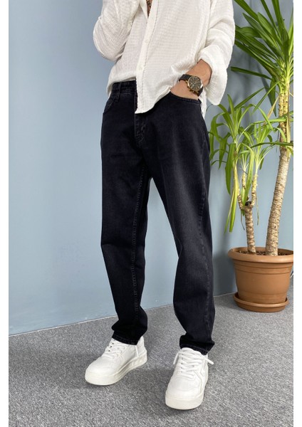 Boyfriend Taşlanmış Siyah Jean - Kot Pantolon indirimleri