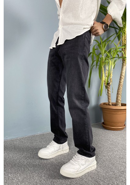 Slim Fit Siyah Taşlanmış Jean fırsatları
