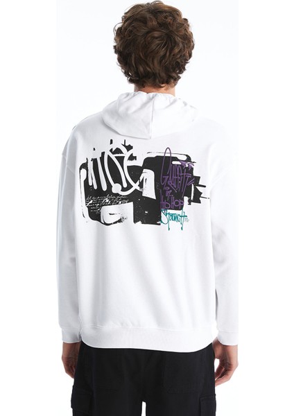 Yeni Sezon Uzun Kollu Baskılı Erkek Kalın Hoodie modelleri