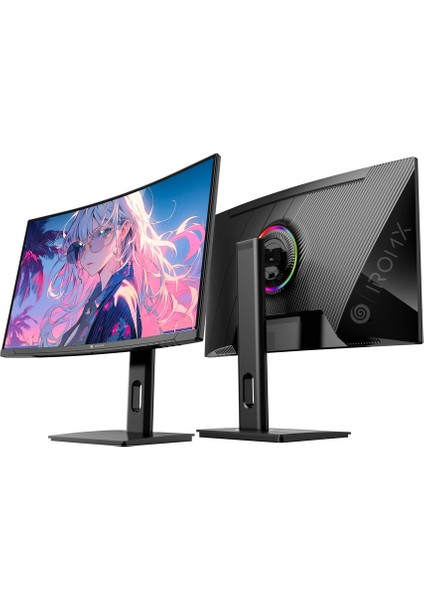 Iromx BC271240 27" 1ms 1920X1080 2xdp/2xhdmı Pıvot 240HZ Siyah Curved IPS Gamıng Monıtor