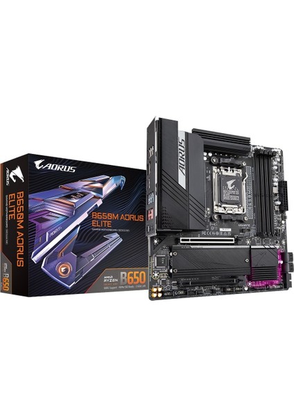Gıgabyte B650M-AORUS-ELITE 4xddr5 Dp/hdmı 2xm.2 Am5 Anakart